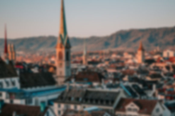 Panorama der Stadt Zürich